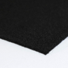 Black Automotive Velour Carpet Felt with Stiff Backed