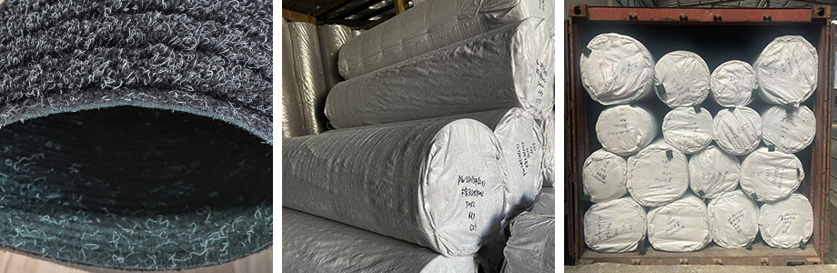 loading picture for mining carpet-4 rails with green