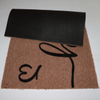 Coconut Coir Floor Front Doormats With Custom Flocking Plush Logo