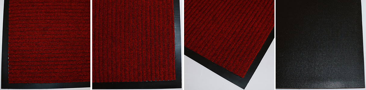 tough double ribs mat-red