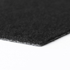 Black Velour Car Carpets with Rubber Particles Backed