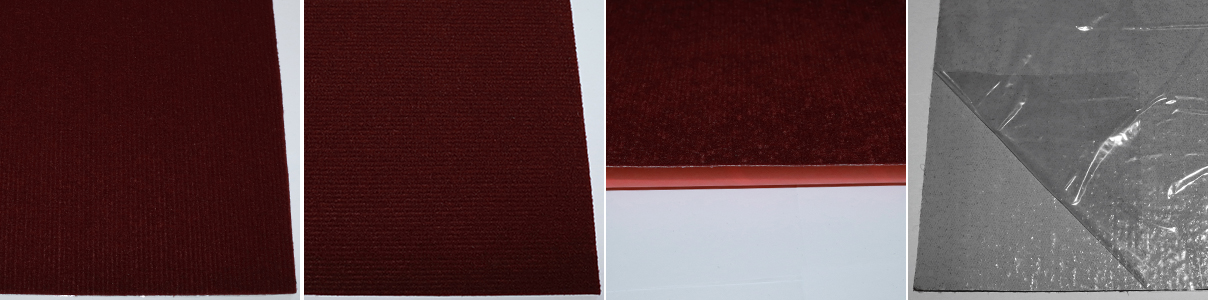 details of tiles - red