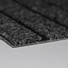 Dark Grey Seven Ribs Commercial Carpet Roll with Gel Star Backing
