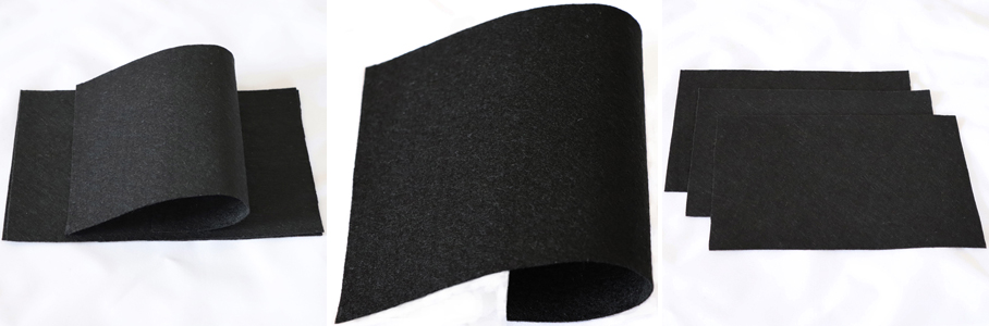 black geotextile-