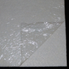 Off White Fluffy Carpet Flooring with Plastic Film Protection