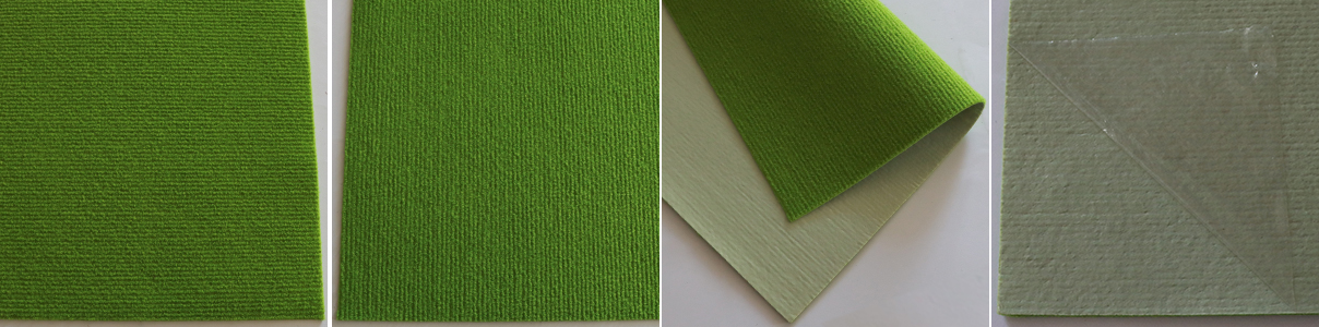 details of tiles - green