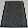Striped Cut Pile Door Mat with PVC Anti-slip Back