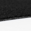 Black Velour Car Carpets with Rubber Particles Backed